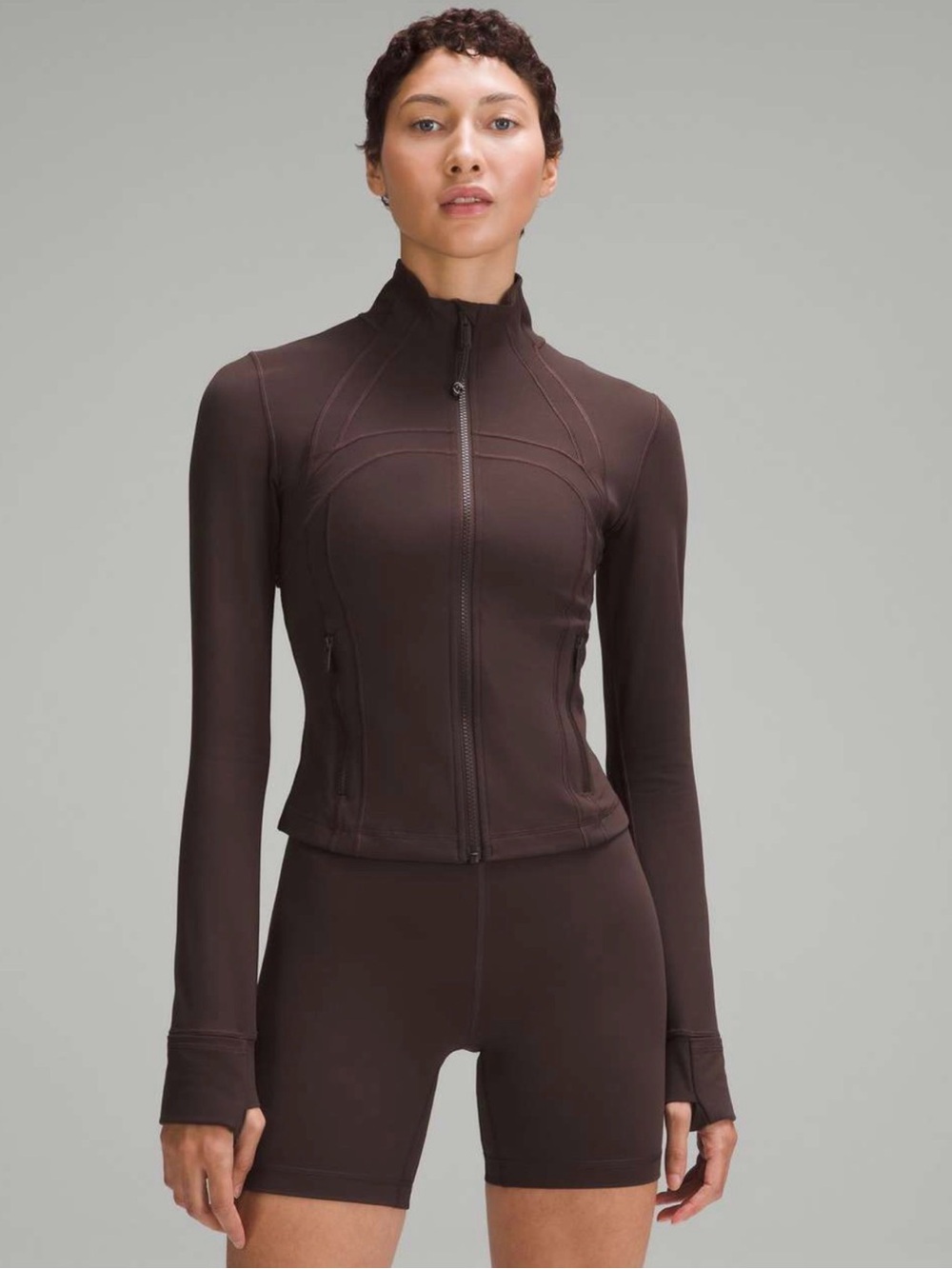 Lululemon Define Cropped Jacket *Nulu Espresso